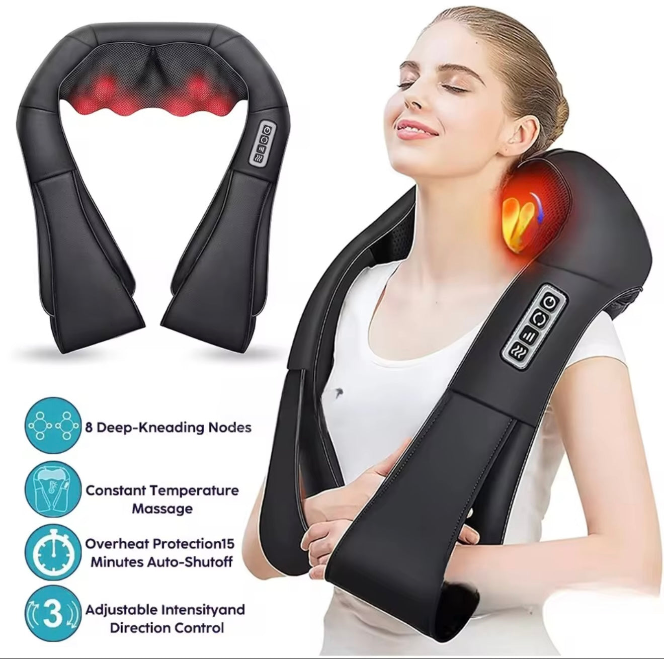 Neck and shoulder massager